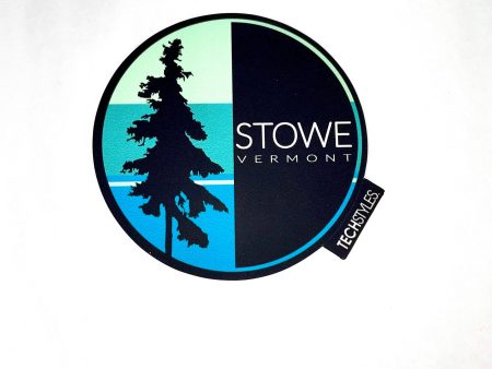 Tall Green Tree Sticker on Sale