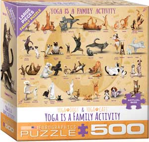 Yoga is a Family Activity 500Pc Online Sale