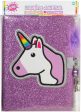 Unicorn Glitter Locking Journal Cheap