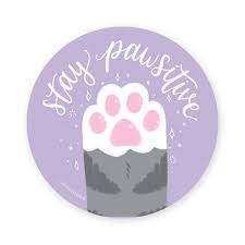 StickerYou - Stay Pawsitive Online Hot Sale