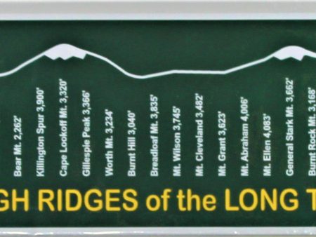 Long Trail Ridges Sign Online