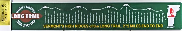 Long Trail Ridges Sign Online