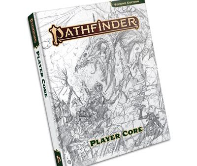 Pathfinder 2E: Player Core Sketch Cover (Remastered) For Cheap