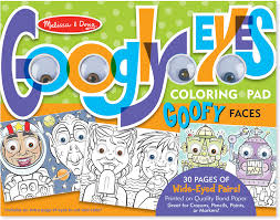 Wacky Faces Googly Eyes Color Fashion