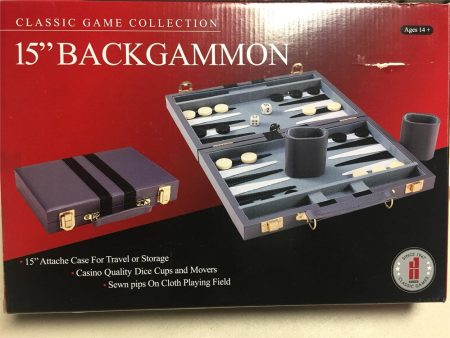 15 Inch Vinyl Backgammon Online now