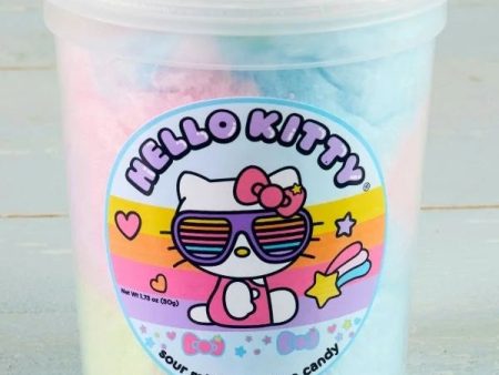 Hello Kitty Sour Rainbow Cotton Candy Hot on Sale