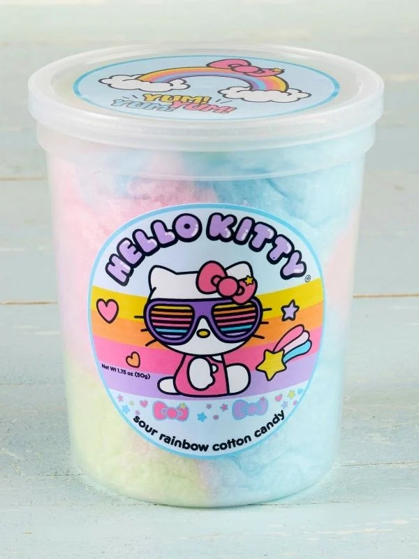 Hello Kitty Sour Rainbow Cotton Candy Hot on Sale