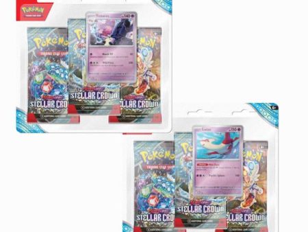 Pokemon SV07 Stellar Crown 3-Pack Blister Online now