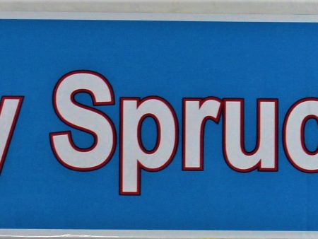 Sunny Spruce Trail Sign Sale