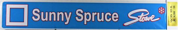 Sunny Spruce Trail Sign Sale