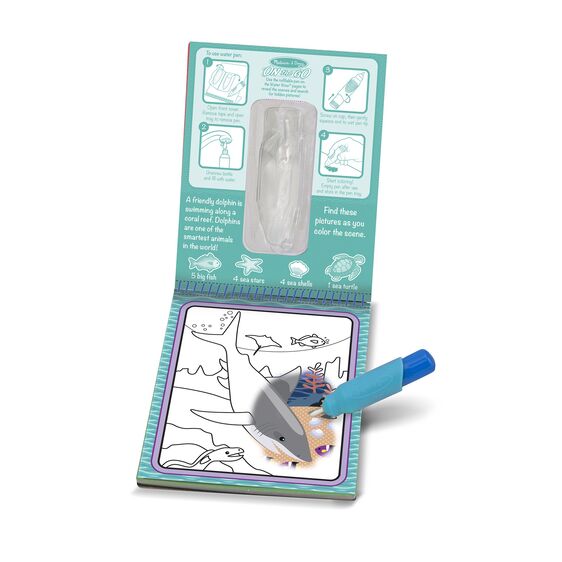 Water Wow! - Under The Sea Water Reveal Pad - On the Go Travel Activity Supply