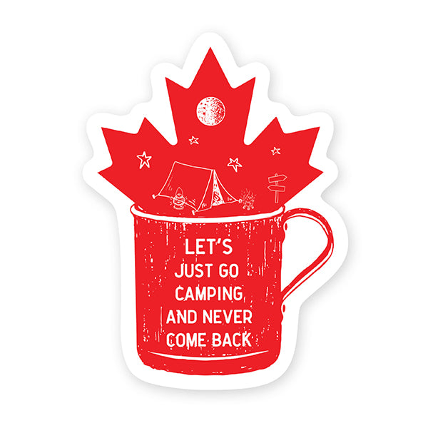 StickerYou - Let’s Just Go Camping Canada Sale