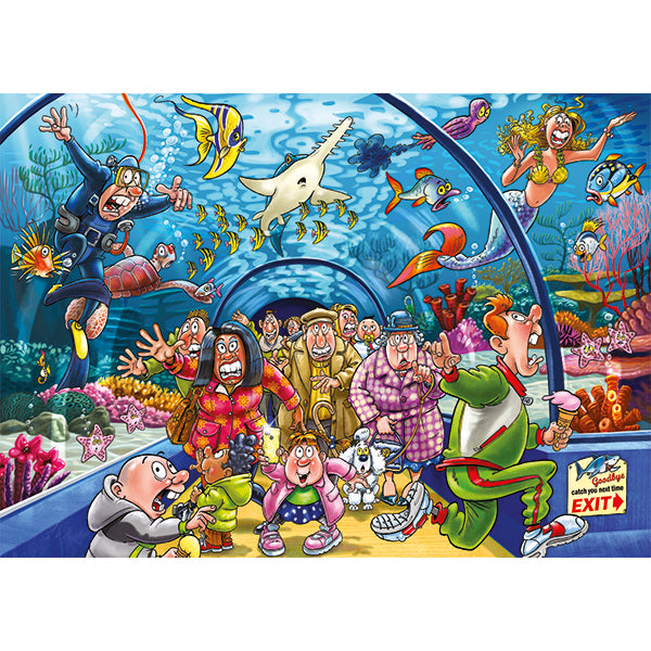 Wasgij #43 - Aquarium Antics - 1000pcs Online Hot Sale