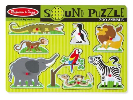 Zoo Animals Sound Puzzle - 8 Pieces Discount