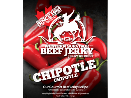 Western Survivor Beef Jerky Chipotle 45g Online now