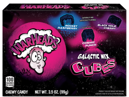 Warheads Galactic Mix Cubes (theatre box) Online now