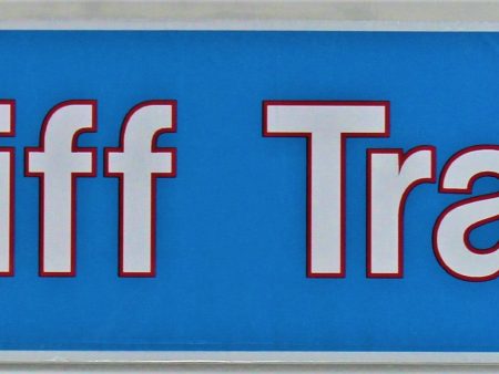 Cliff Trail Trail Sign Hot on Sale